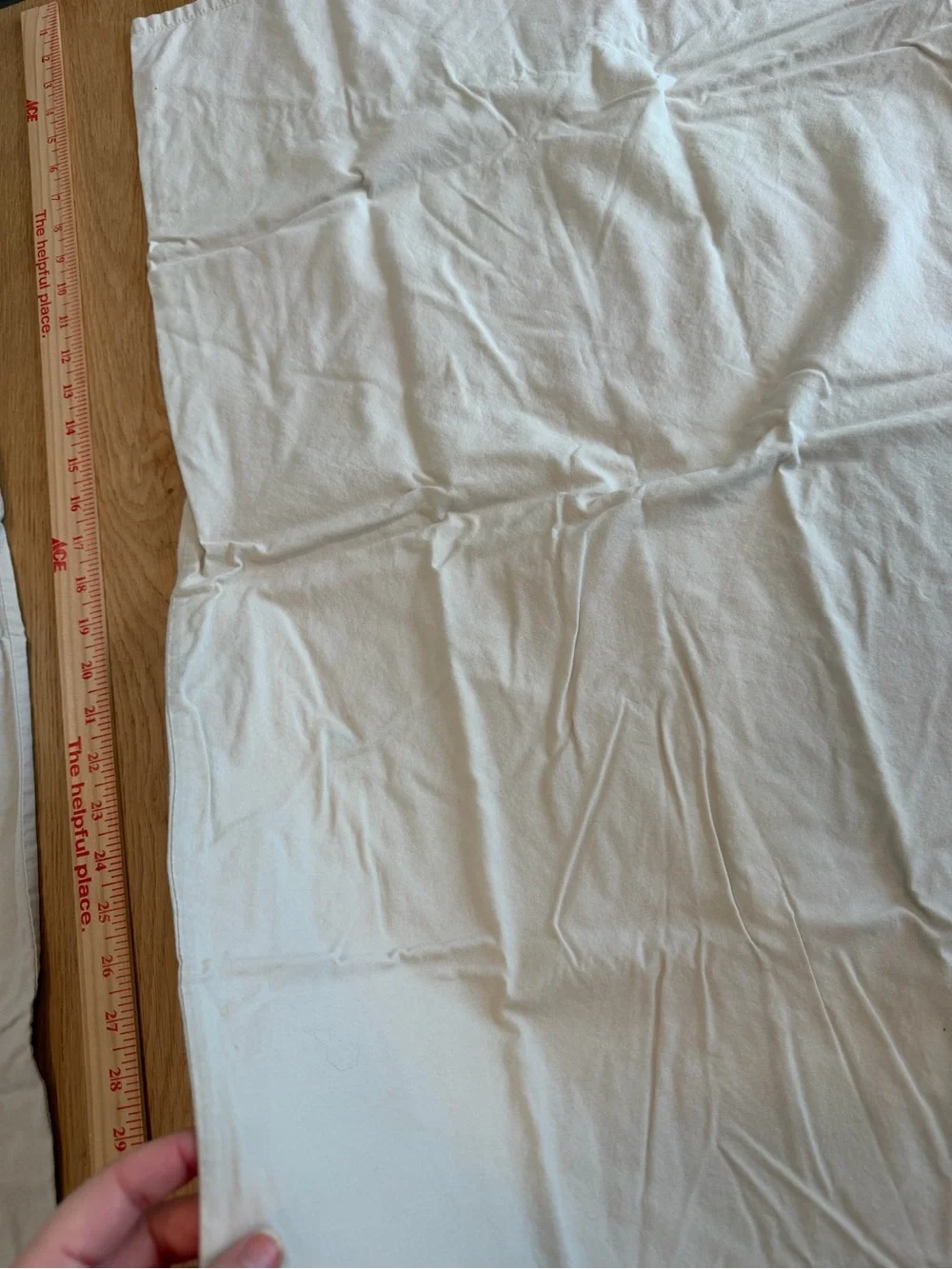 2, tan King size pillow cases